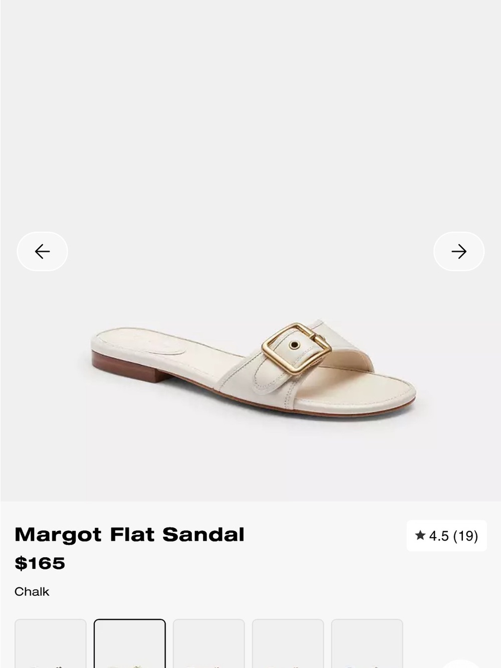 Brand new! Coach Margot Sandals